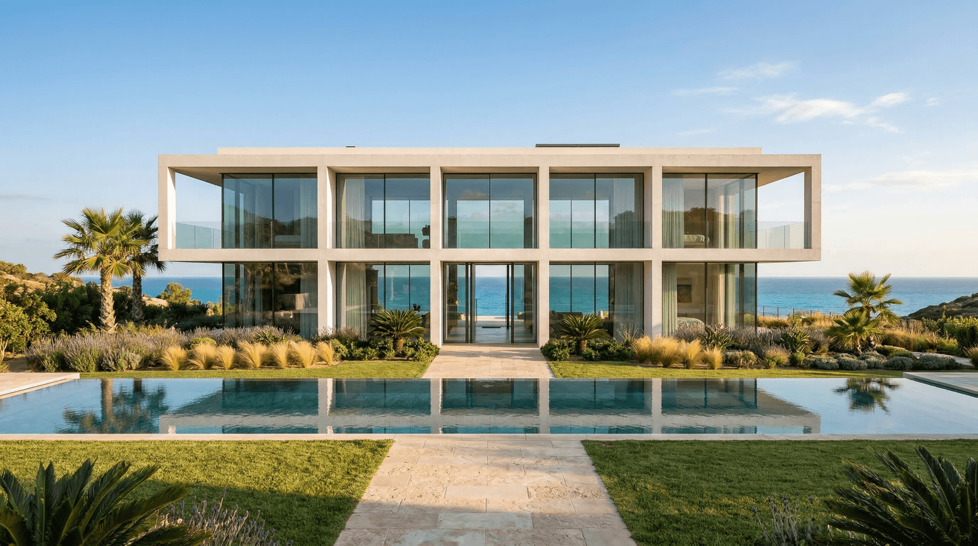 Ideas de render para villa moderna